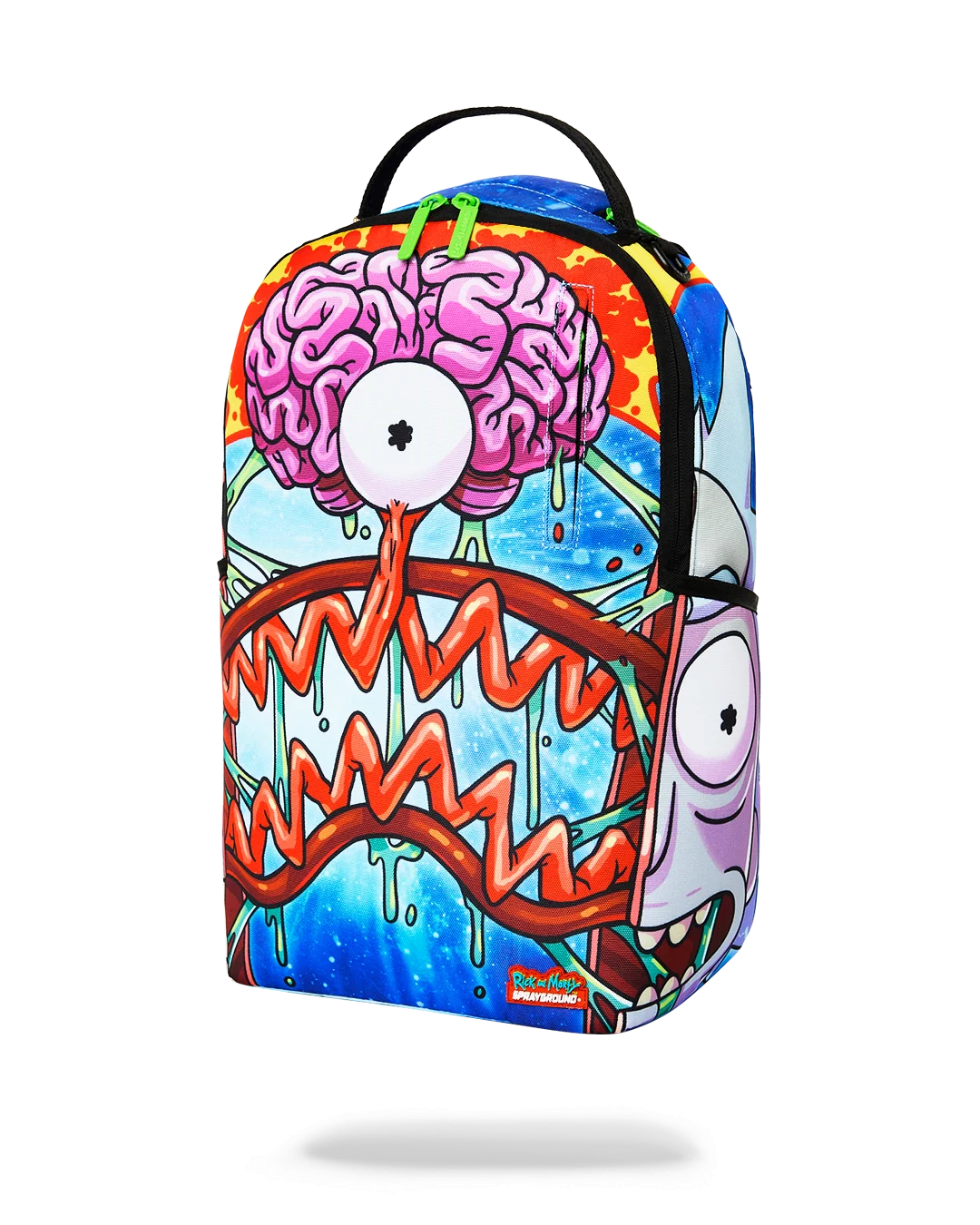 Rick & Morty Split Rick Head Guts Backpack