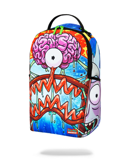 Rick & Morty Split Rick Head Guts Backpack