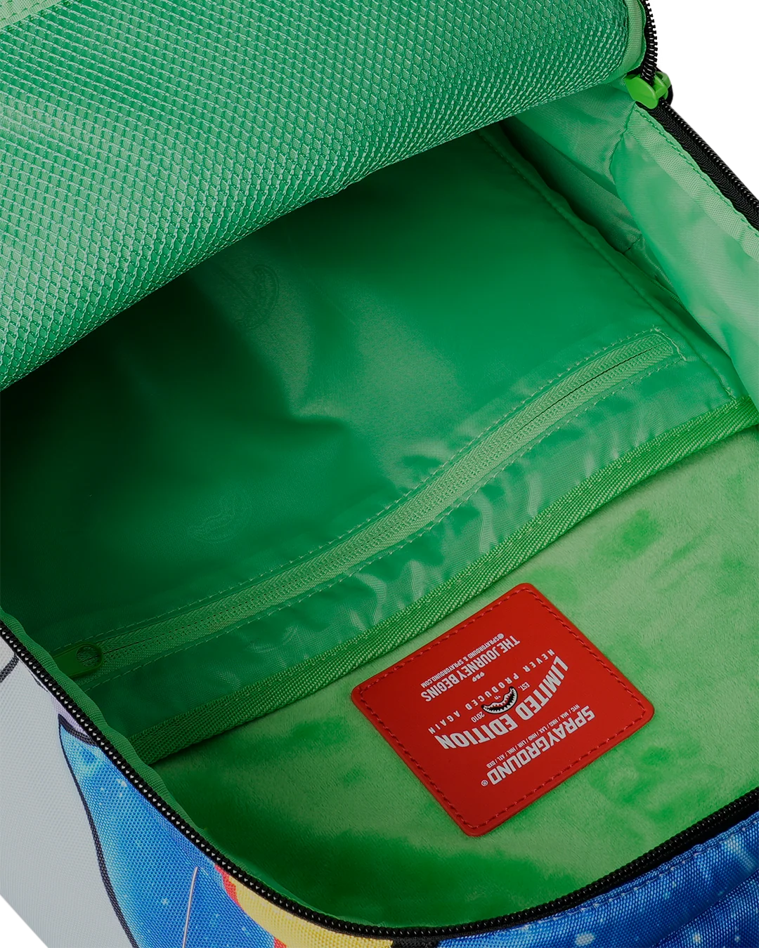 Rick & Morty Split Rick Head Guts Backpack