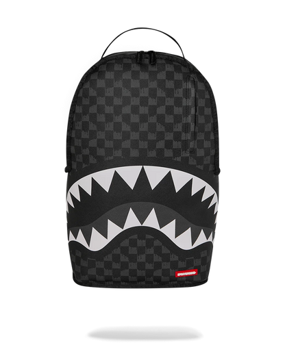 Reverse Mode - Purple Velour to Black Check Backpack