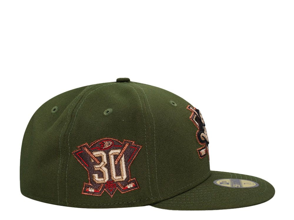 Anaheim Ducks Verde 59FIFTY Fitted