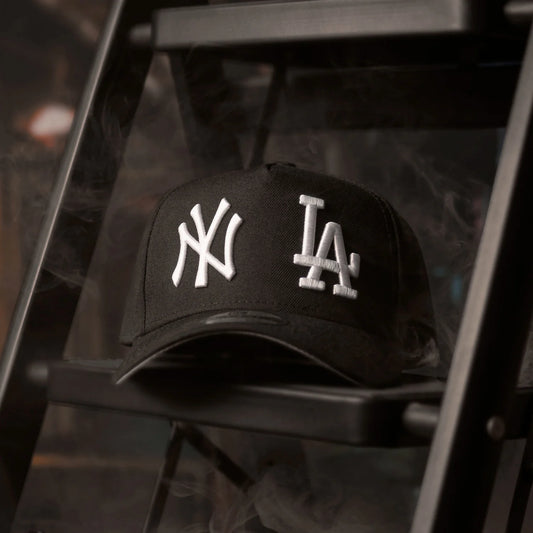 FAM Exclusive — Yankees x Dodgers Negra 9FORTY A-Frame Snapback