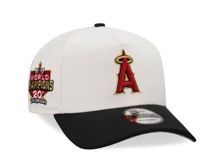 Anaheim Angels Crema y Viscera Negra 9FORTY A-Frame Snapback