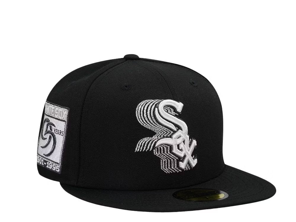 Chicago White Sox Metallic Edition Negra 59FIFTY Fitted