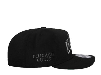 Chicago Bulls Negra 9FIFTY A-Frame Snapback