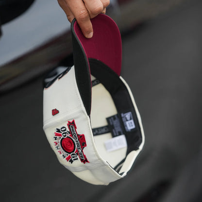 FAM Exclusive ― Seattle Mariners Chrome White Black Two Tone Cardinal UV 9FORTY A-Frame Snapback
