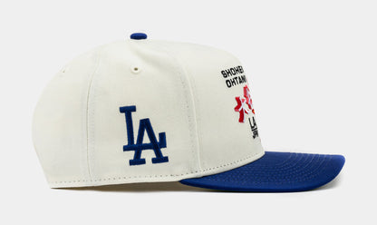 Los Angeles Dodgers Shohei Ohtani Crema y Viscera Azul 9FIFTY A-Frame Snapback