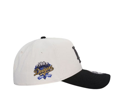 Los Angeles Dodgers Crema y Viscera Negra 9FORTY A-Frame Snapback