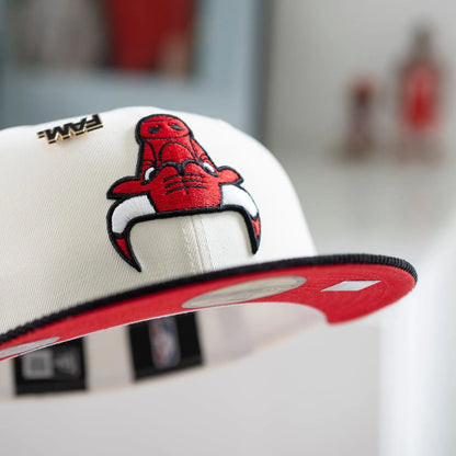 FAM Exclusive — Chicago Bulls Crema y Viscera Negra de Corduroy 59FIFTY Fitted