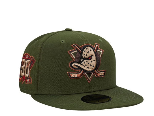 Anaheim Ducks Verde 59FIFTY Fitted