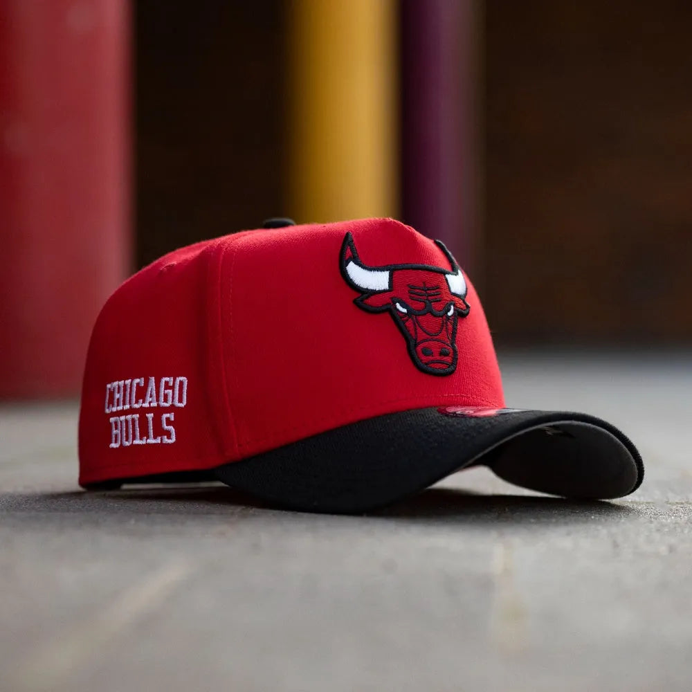 FAM Exclusive — Chicago Bulls Roja y Viscera Negra 9FORTY A-Frame Snapback