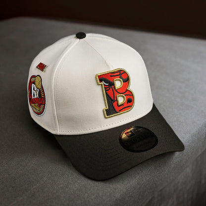 FAM Exclusive — Chicago Bulls NBA Chrome White Gray UV 9FORTY A-Frame Snapback