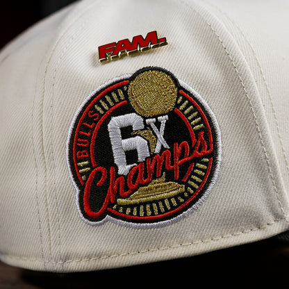 FAM Exclusive — Chicago Bulls NBA Chrome White Gray UV 9FORTY A-Frame Snapback