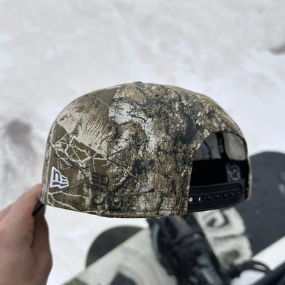 FAM Exclusive — Cleveland Indians Tree Edge Black 9FORTY A-Frame Snapback