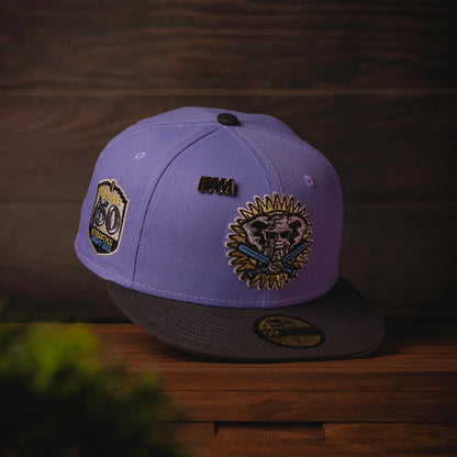 FAM Exclusive — Oakland Athletic's Lila y Viscera Gris 59FIFTY Fitted