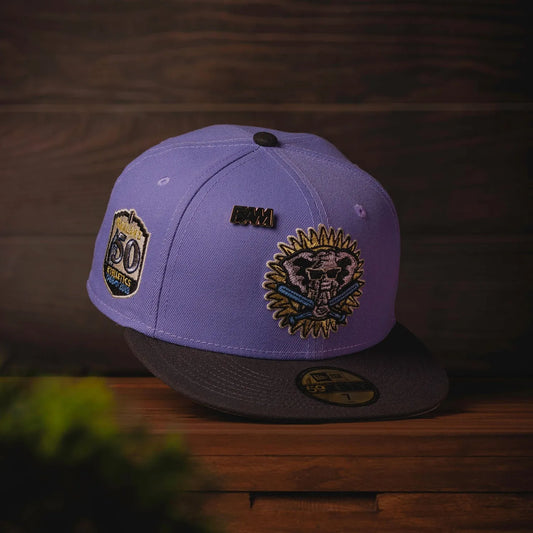 FAM Exclusive — Oakland Athletic's Lila y Viscera Gris 59FIFTY Fitted
