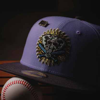 FAM Exclusive — Oakland Athletic's Lila y Viscera Gris 59FIFTY Fitted
