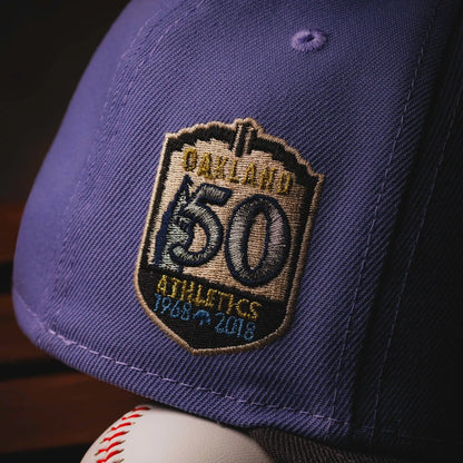 FAM Exclusive — Oakland Athletic's Lila y Viscera Gris 59FIFTY Fitted