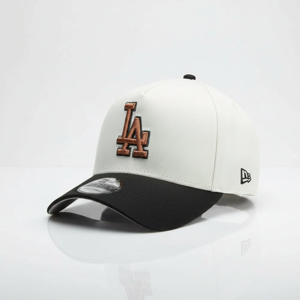 Los Angeles Dodgers Chrome Black 9FORTY A-Frame Snapback