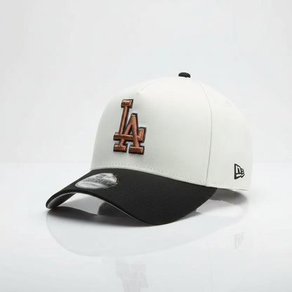 Los Angeles Dodgers Chrome Black 9FORTY A-Frame Snapback