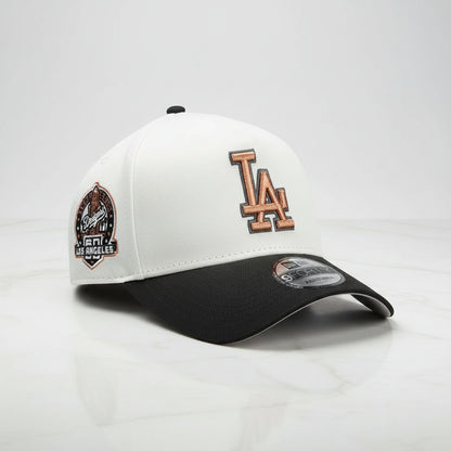 Los Angeles Dodgers Chrome Black 9FORTY A-Frame Snapback