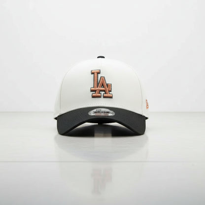 Los Angeles Dodgers Chrome Black 9FORTY A-Frame Snapback
