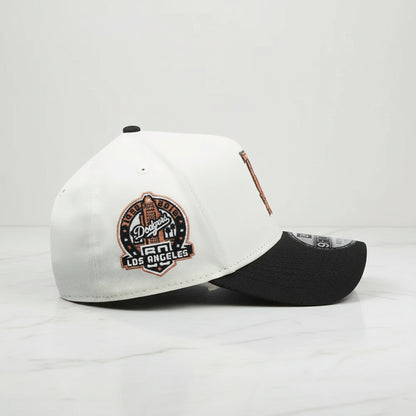 Los Angeles Dodgers Chrome Black 9FORTY A-Frame Snapback