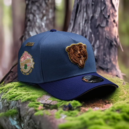 FAM Exclusive — Chicago Bears Indigo Dark Royal Two Tone 9FORTY A-Frame Snapback