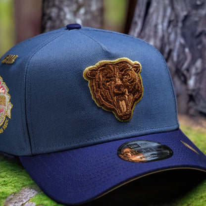 FAM Exclusive — Chicago Bears Indigo Dark Royal Two Tone 9FORTY A-Frame Snapback