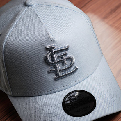 FAM Exclusive ― Saint Louis Cardinals Glacial Blue Gray UV 9FORTY A-Frame Snapback