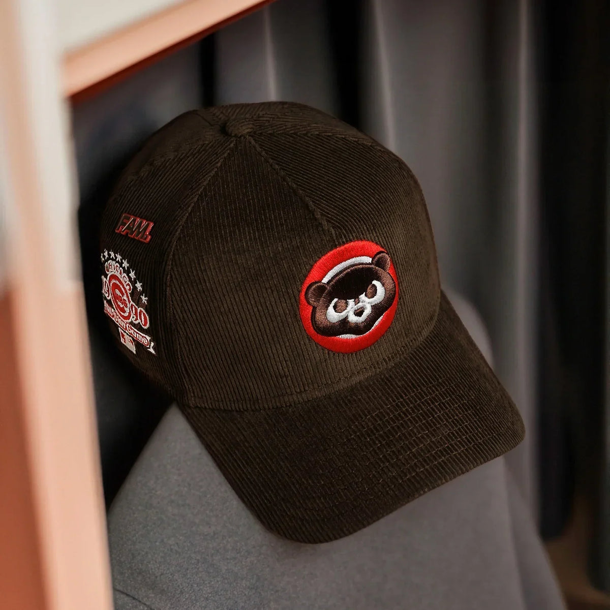 FAM Exclusive — Chicago Cubs Walnut Corduroy 9FORTY A-Frame Snapback