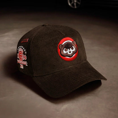 FAM Exclusive — Chicago Cubs Walnut Corduroy 9FORTY A-Frame Snapback