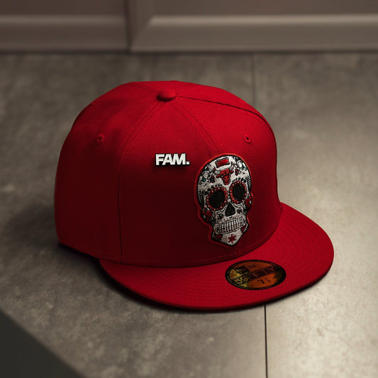 FAM Exclusive — Chicago Bulls Scarlet Red 59FIFTY Fitted