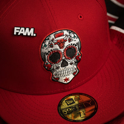 FAM Exclusive — Chicago Bulls Scarlet Red 59FIFTY Fitted