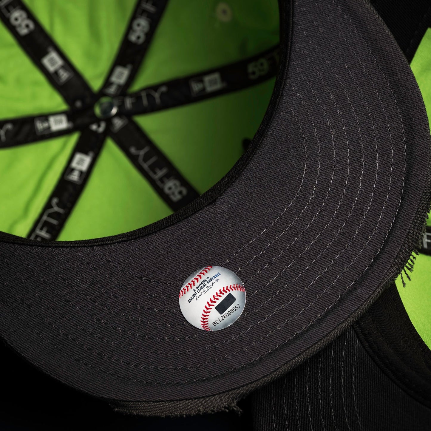 FAM Exclusive — Los Angeles Dodgers Mummified Cream Neon Green Two Tone 59FIFTY Fitted