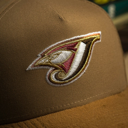 FAM Exclusive — Toronto Blue Jays Khaki Fleece Bronze Two Tone 9FORTY A-Frame Snapback