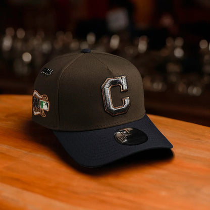 FAM Exclusive — Cleveland Indians Walnut 9FORTY A-Frame Snapback
