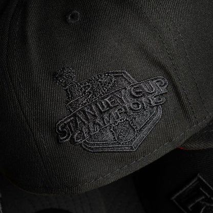 FAM Exclusive — Anaheim Ducks NHL Black Scarlet UV 59FIFTY Fitted