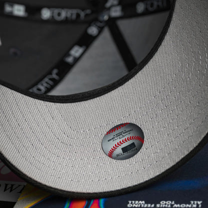 FAM Exclusive — Toronto Blue Jays Sky Graphite Black Two Tone 9FORTY A-Frame Snapback