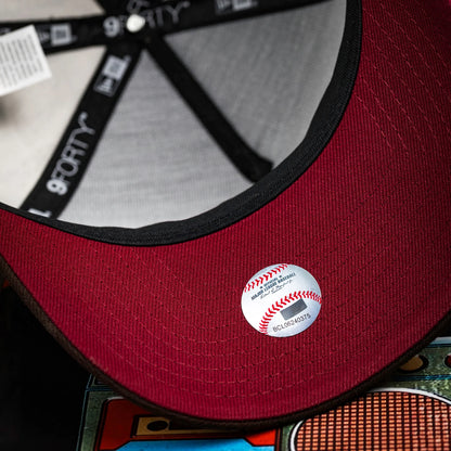 FAM Exclusive — Philadelphia Phillies Tree Edge Burned Wood Two Tone 9FORTY A-Frame Snapback