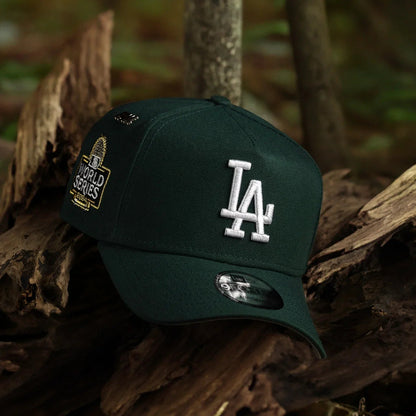 FAM Exclusive — Los Angeles Dodgers WS24 Green 9FORTY A-Frame Snapback