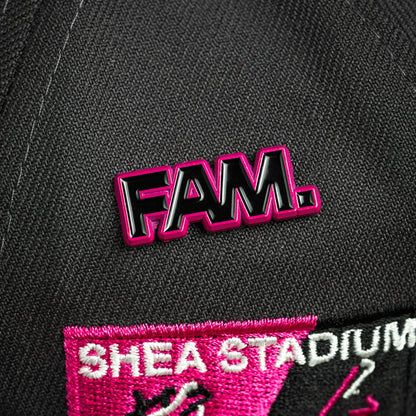 FAM Exclusive — New York Mets Graphite Black Two Tone 9FORTY A-Frame Snapback