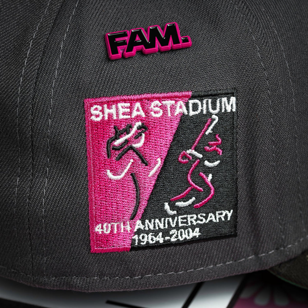 FAM Exclusive — New York Mets Graphite Black Two Tone 9FORTY A-Frame Snapback