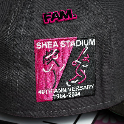 FAM Exclusive — New York Mets Graphite Black Two Tone 9FORTY A-Frame Snapback