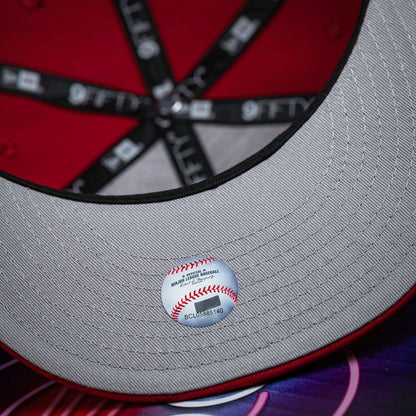 FAM Exclusive — New York Yankees MLB Scarlet Grey UV 9FIFTY Adjustable