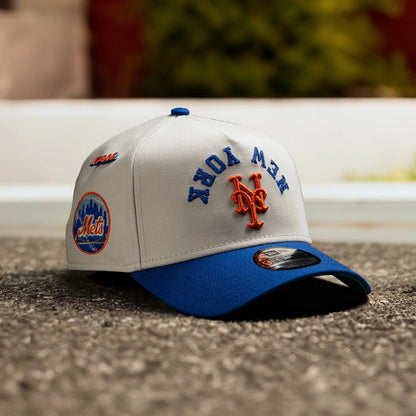 FAM Exclusive — New York Mets Stone Royal Two Tone 9FORTY A-Frame Snapback