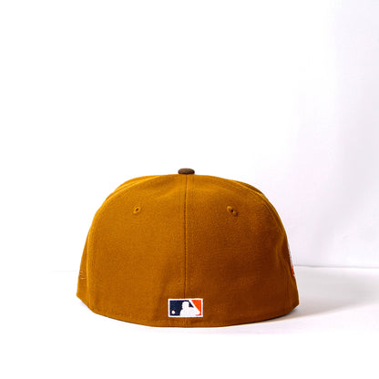 EXCLUSIVA — Detroit Tigers Stadium Patch Bourbon and Suede Edition 59FIFTY Fitted