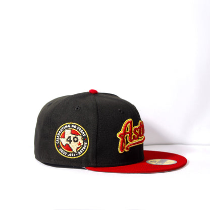 EXCLUSIVA — Houston Astros Black Brick Gold Two Tone Edition 59FIFTY Fitted