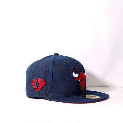 EXCLUSIVA — Chicago Bulls Ocean Blue Edition 59FIFTY Fitted