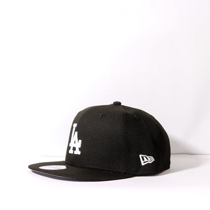 Los Angeles Dodgers Negro y Blanco 9FIFTY Snapback